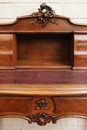 Louis XV style Desk and two chairs in Walnut, France 19th century