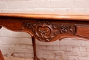 Louis XV style Desk table in Walnut, France 1900