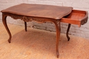 Louis XV style Desk table in Walnut, France 19th century