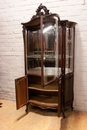 Louis XV style Display cabinet in Walnut, France 19th century