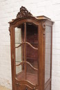 Louis XV style Display cabinet in Oak, France 19th century