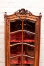 Louis XV style Display cabinet in Walnut, France 19th century