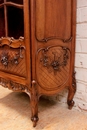 Louis XV style Display cabinet in Walnut, France 19th century