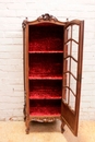 Louis XV style Display cabinet in Walnut, France 19th century