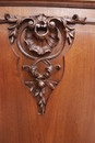 Louis XV style Display cabinet in Walnut, France 1900