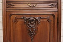 Louis XV style Display cabinet in Walnut, France 1900