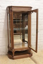 Louis XV style Display cabinet in Walnut, France 19th century