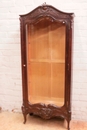 Louis XV style Display cabinet in Walnut, France 1900