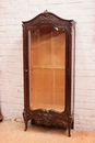 Louis XV style Display cabinet in Walnut, France 1900