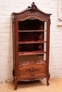 Louis XV style Display cabinet in Walnut, France 19th century