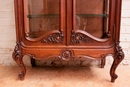 Louis XV style Display cabinet in Oak, France 19th century