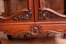 Louis XV style Display cabinet in Oak, France 19th century