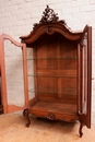 Louis XV style Display cabinet in Oak, France 19th century