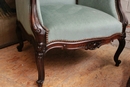 Louis XV style Duchesse brissee in rosewood, France 19th century