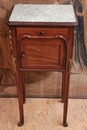 Louis XV style End table in mahogany, France 19th century