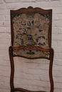 Louis XV style Fire screen in Walnut, France 19th century