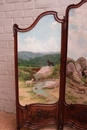 Louis XV style Folding screen in Walnut, France 19th century