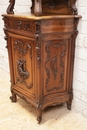 Louis XV style Grandfather clock in Walnut, France 19th century