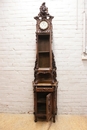 Louis XV style Grandfather clock in Walnut, France 19th century