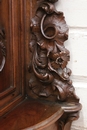 Louis XV style Grandfather clock in Walnut, France 19th century