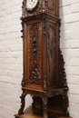 Louis XV style Grandfather clock in Walnut, France 19th century