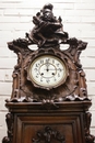 Louis XV style Grandfather clock in Walnut, France 19th century