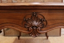 Louis XV style Desk in Walnut, France 19th century