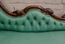 Louis XV style Long chair in Walnut, France 1900
