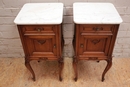 Louis XV style Nightstands in mahogany, France 1900