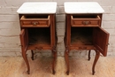 Louis XV style Nightstands in mahogany, France 1900