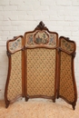 Louis XV style Paravan in Walnut, France 19th century
