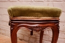 Louis XV style Piano stool in Walnut, France 19th century