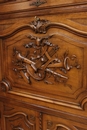 Louis XV style Secretary desk in Walnut, France 19th century