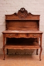 Louis XV style Server in Walnut, France 19th century