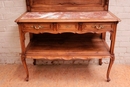 Louis XV style Server in Walnut, France 19th century