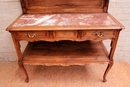 Louis XV style Server in Walnut, France 19th century