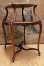 Louis XV style Server table in Walnut, France 19th century