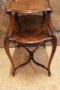 Louis XV style Server table in Walnut, France 19th century