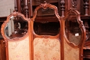 Louis XV style Sreen in Walnut, France 19th century