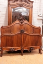 Louis XV style Bedroom in Walnut, France 19th century