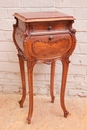 Louis XV style End table in Walnut, France 19th century