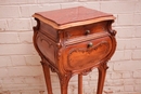 Louis XV style End table in Walnut, France 19th century