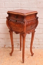 Louis XV style End table in Walnut, France 19th century