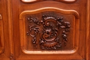Louis XV style Bookcase in Walnut, France 19th century