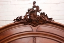 Louis XV style Bookcase in Walnut, France 19th century