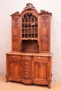 Louis XV style Cabinet in Walnut, France 19th century