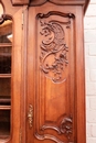 Louis XV style Cabinet in Walnut, France 19th century