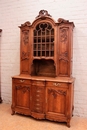 Louis XV style Cabinet in Walnut, France 19th century