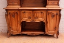 Louis XV style Cabinet in Walnut, France 19th century