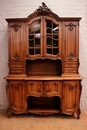 Louis XV style Cabinet in Walnut, France 19th century